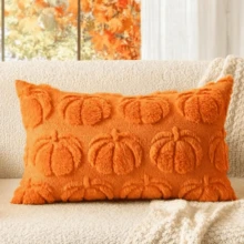 1 buah/2 buah Sarung Bantal Beludru Bordir Halloween, Cocok untuk Sofa Ruang Tamu, Sarung Bantal Minimalis - MultiWarna - View 22