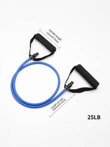 Portable Yoga Resistance Bands With Comfort Handles Tpe Elastic Fitness Rope For Men Women Yoga Pull Rope Fitness Stretching Rope For Home Workouts And Strength Training Pilates Body Shaping Workout Equipment Gym Essentials Accessories - Multicolor - View 14