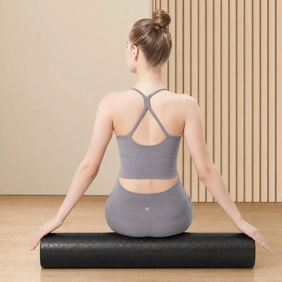 High Density EVA Foam Roller, Available In 30*15cm And 45*15cm, Smooth Fitness Massage Roller For Muscle Relaxation, Fascia Release, Yoga Pilates Home Workout Training - Multicolor - View 1