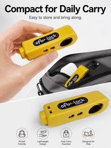 Kunci Stang Anti-Pencurian Universal (Kunci Gas/Rem); Cocok Untuk Skuter Listrik, Sepeda Motor, Sepeda, dan Sepeda Listrik. Desain Portabel, Pemasangan Mudah; Cocok Universal Untuk Sepeda, Sepeda Motor, dan Skuter. - Satu ukuran cocok untuk semua. - View 7