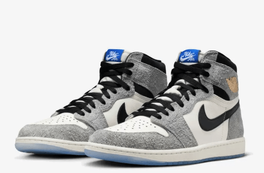 Jordan Air Jordan 1 Retro High OG Cool Grey Thời trang tối giản xu hướng cổ điển dễ phối đồ Giày thể thao casual giảm chấn cổ cao giày bóng rổ retro nam màu xám trắng