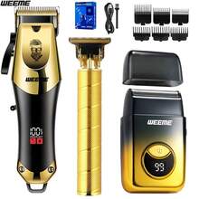 WEEME 4-In-1 Men's Electric Hair Clipper Set, Includes Electric Hair Trimmer, Electric Shaver, Nose Hair Trimmer & Detail Trimmer, Two Size Options, Grooming Gift For Men - Multicolor - View 3