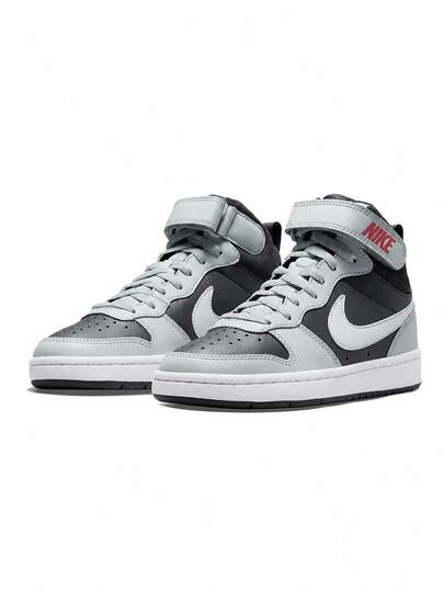 Nike New COURT Big Kids' Sports Wear-Resistant Low-Top Hook & Loop Casual Skate Shoes