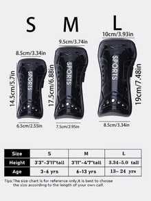 2 Pairs Children & Youth Professional Football Cycling Shin Guards, Soccer Socks, Shin Guard Sleeves, Leg Guards - Multicolor - View 2