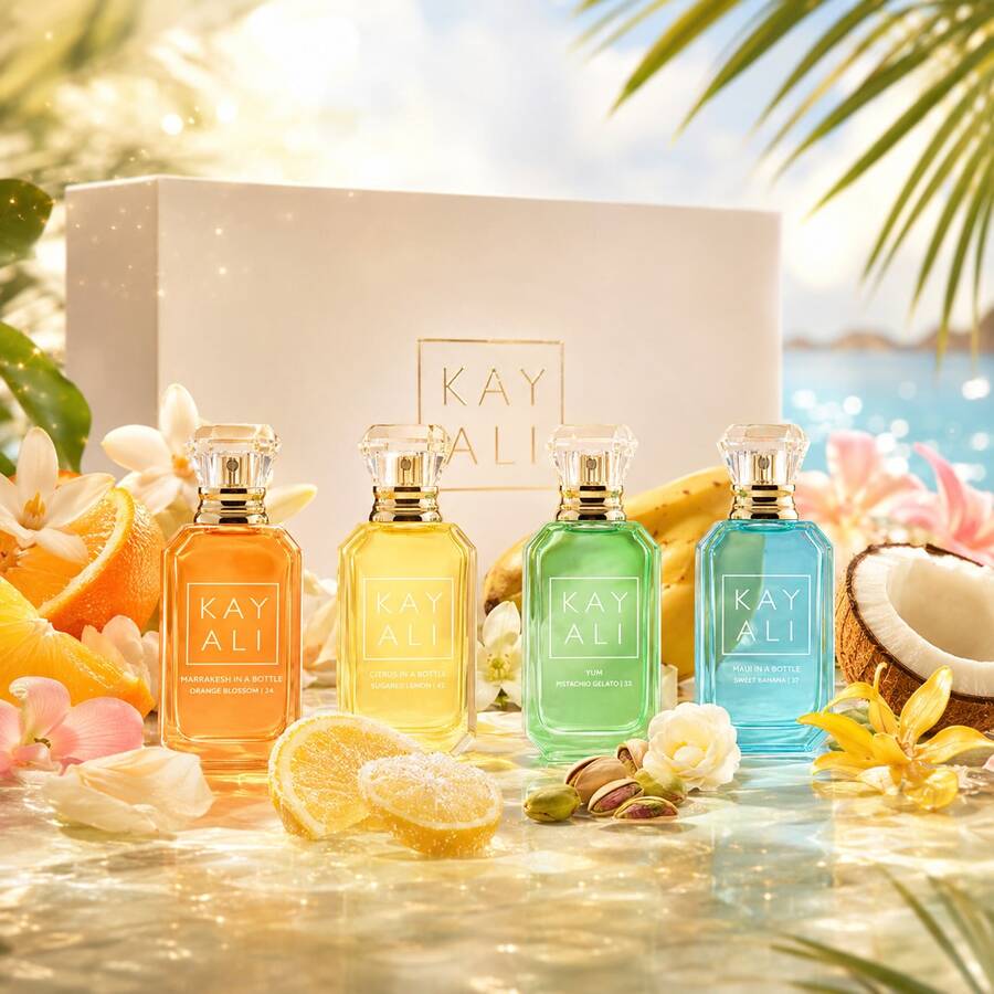 KAYALI – مجموعة مصغرة عطلة في زجاجة – عطر مركز 4*30 مل - عطور متنوعة - مشاهدة 1