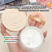 FOMIX 附粉撲散粉，控油柔焦臉部粉，輕盈細緻霧面妝效，長效抗汗定妝粉，毛孔模糊透明粉，適合油性肌膚，日常彩妝與補妝 - 01#透明色 - 查看 4