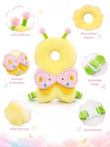 Cartoon Animal Baby Head Protection Cushion, Toddler Walking Head Pillow - Multicolor - View 7