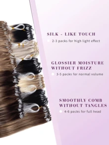 50pcs Ekstensi Rambut Manusia Mikro Ring dengan Manik-manik, Tidak Perlu Lem, Pemasangan Mudah dan Tak Terlihat, Cocok untuk Penataan Sehari-hari, Perayaan Hari Raya, Perlengkapan Sekolah, dan Pengantin - MultiWarna - View 7