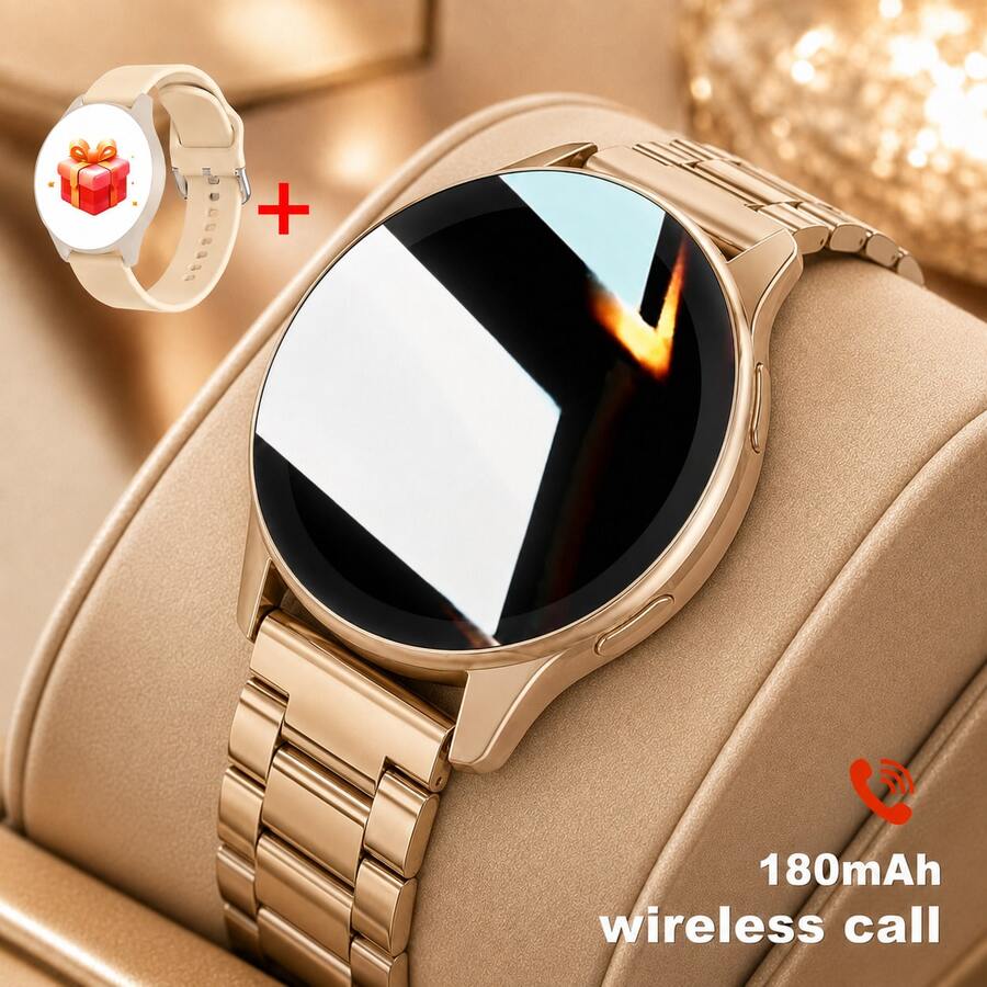 1.28-Inch Screen Smartwatch, Supports Call Notifications, Message Control, Multiple Sports Modes And Music/Camera Control, Suitable As Valentine's Day, Christmas, New Year Or Birthday Gift, Compatible With Android And IOS