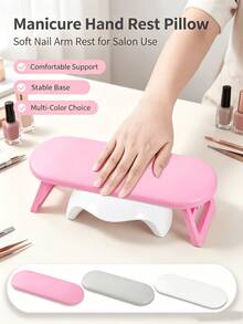 Foldable Manicure Hand Rest Pillow, Ergonomic Manicure Arm Support Stand, Stable Hand Support Stand For Manicurists Salon Use And Home DIY Manicure Work - Multicolor - View 4