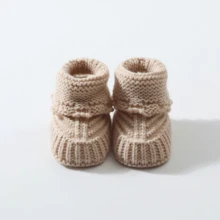 1set Baby Shower Table Decorations Crochet Knitted Baby Booties Bulk Newborn Announcement Boho Table Centerpieces Neutral Gender Reveal Party Decor - Multicolor - View 9