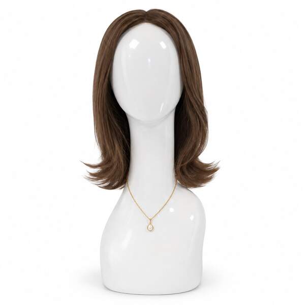 Tête de mannequin de mode pour perruques, chapeaux, bijoux et stylisme photo