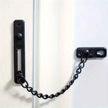 1pc Heavy Duty 304 Stainless Steel Door Chain Lock With Spring Anti-Theft Bolt - Protect Your Home With Polished Bolt Screw Accessories - Anti-theft Version - View 7
