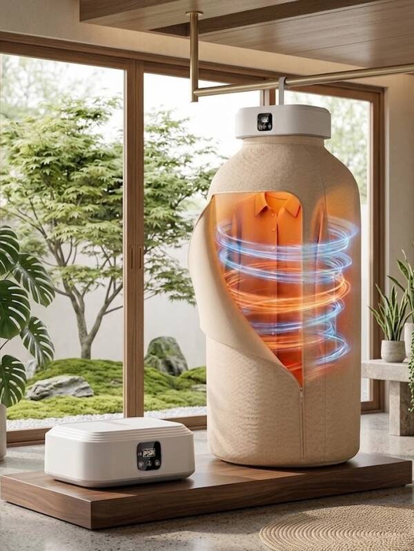 Portable Clothes Dryer With Timer Function, Suitable For Small Living Spaces: Apartments, Dorms, RVs, Great Christmas And Halloween Gift, Compact Dryer
