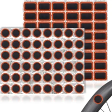 144pcs Rectangular And Circular Tire Repair Patches, Suitable For Bicycles, Electric Bicycles, Tubeless Tire Puncture Repair, Bicycle Maintenance - Multicolor - View 1