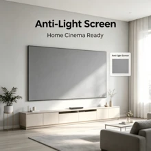 Anti-Light 4K Daytime Direct Projection Home High-Definition Projector Screen For Bedroom And Living Room, No-Drill Easy Installation - Anti-light Screen - View 2