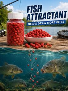 Fishing Bait Pellets, Scented Fish Attractant For Freshwater Fishing, Fishing Lures For Carp, Bass And Small To Medium Fish, Fishing Gear & Equipment For Lakes, Ponds And Rivers - Multicolor - View 3