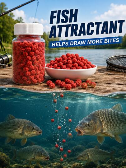 Fishing Bait Pellets, Scented Fish Attractant For Freshwater Fishing, Fishing Lures For Carp, Bass And Small To Medium Fish, Fishing Gear & Equipment For Lakes, Ponds And Rivers
