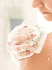 1/2/3pcs Reusable Exfoliating Soap Bags, Jute Drawstring Soap Bags, Easy To Lather And Dry, Remove Dirt And Dead Skin, Ideal Tool For Body Cleansing, Perfect For Bathroom Accessories And Home Bathroom Decor, Especially Suitable For Summer Use. - Multicolor - View 1