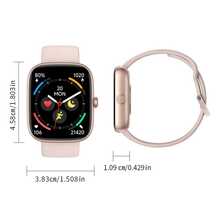 Dymonde IDW29 Smart Watch, 1.83-Inch Screen, Bluetooth Control, Sports Monitoring, Customizable Watch Face, Bluetooth Calling, Message Notification, Daily Activity Tracking, Holiday Gift - Pink - View 2