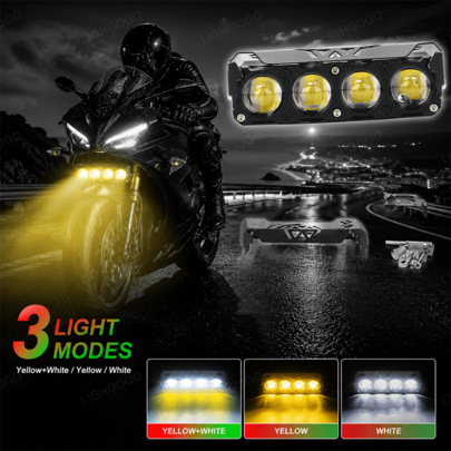 1pc, LED Motorcycle Pod Light, Small Size, Energy-Efficient Lamp Beads, Efficient Spotlight When No One Is Occupied, Suitable For Motorcycles, Trucks, ATVs, SUVs, UTVs, Four-Wheel Drive Boats And Tractors, Hard-Wired 12-24V, No Battery