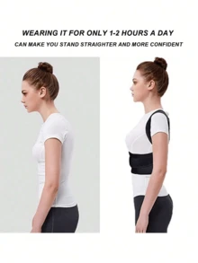 Adjustable Fitness Waist Belt, Abdominal Control Belt, Unisex, Sweat-Absorbing Design, Suitable For Fitness And Weightlifting - Adjustable Shoulder Strap Design, Suitable For Students - Black - View 5
