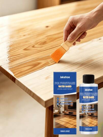 Water-Based Wood Clear Coat, Indoor/Outdoor Refurbishing Odorless Anti-Corrosion Waterproof Wood Furniture Care Paint, Designed To Preserve Natural Wood Texture And Color, Provide Waterproof Protection And Scratch/Wear Resistance, Resist Stains And Moisture, Withstand Daily Use Wear, Non-Yellowing And Long-Lasting Transparent High-Gloss Finish, Low-Odor Suitable For Indoor Environments, Gift For Family And Friends, Back To School Gift