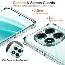 متوافق مع Redmi Note 15 5G، Note 15 4G، Note 15 Pro+، Note 15 Pro (5G)، Note 15 Pro 4G، Note 14 Pro 4G، Note 14 Pro 5G، Note 14 Pro+ 5G، Note 14 4G النسخة العالمية 163 ملم، Note 14 5G، Note 13 Pro 4G. غطاء هاتف شفاف مقاوم للسقوط. يتميز بحماية مزدوجة مرفوعة للعدسة والشاشة، مقاوم للبصمات، شفافية عالية. يحمي ظهر الهاتف والحواف من الصدمات اليومية. مصنوع من مادة TPU خفيفة الوزن ومرنة. - شفاف - مشاهدة 4