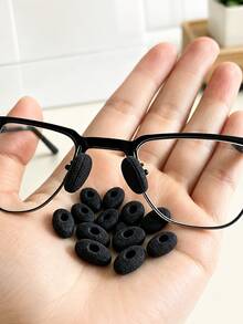 10pcs/6pcs/2pcs High-Density Foam Nose Pads, Reduce Pressure Marks, Prevent Glasses Slipping, Breathable And Skin-Friendly For Comfortable Wear - A - View 1