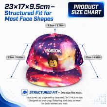 Roblox 1 buah Topi Baseball Ringan dengan Motif Kartun Warna-warni Gaya Hip-Hop, Hitam, Tali Pengikat yang Dapat Diatur, Topi Pelindung Matahari, Cocok untuk Aktivitas Luar Ruangan, Streetwear, dan Pemakaian Sehari-hari - Topi Kesempatan Terabaikan - View 5