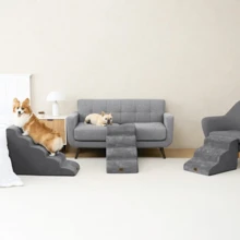 Escadas e degraus para cães - Cinza - Ver 3