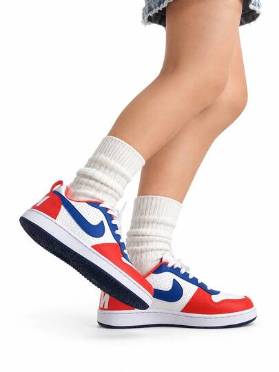 Nike New Court Big Kids Lightweight Versatile Low-Top Sneakers