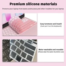 1pc English Peach Pink Keyboard Cover, EU Layout, Compatible With MacBook Neo 13-Inch (A18) Pro 2026 A3404 512GB With Touch ID, Comfortable Touch, Anti-Stain, Precise Fit - View 4