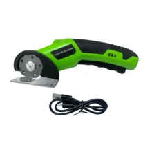Electric Scissor Cardboard Cutter With LED Light, Cordless Electric Cutter, Rotary Cutter For Fabrics, Carpets, Leather, And Plastics - Multicolor - View 13