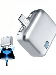 140W Type-C 快充自動斷電充電器,磁吸彈出式充電接口,100% 滿電自動斷電電源適配器,旅行必備,夜間充電 - 彩色 - 查看 3