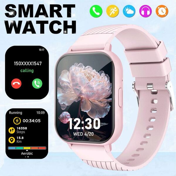 Multifunctional Smart Watch, Fashion Digital Watch, Supports Call And Music Control, Sports Watch Suitable For Men And Women