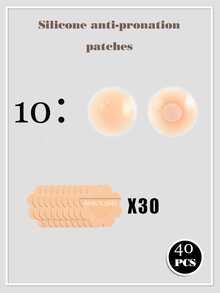 1 Set (10/20/30pcs) Summer Silicone Nipple Covers, Seamless Invisible Breast Pads, Comfortable Anti-Exposure, Suitable For Women In Multiple Occasions - Multicolor - View 11