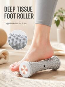 Plantar Fasciitis Foot Massage Roller, Deep Tissue Spiky Pressure Point Massager, Arch And Heel Relief Tool, Reflexology Muscle Recovery Roller, Portable Foot Care, Suitable For Home, Office, Gym, For Runners, Nurses, Long-Standing Workers, Father's Day, Christmas Gift - Multicolor - View 8