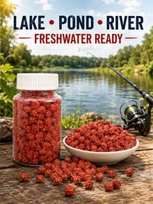 Fishing Bait Pellets, Scented Fish Attractant For Freshwater Fishing, Fishing Lures For Carp, Bass And Small To Medium Fish, Fishing Gear & Equipment For Lakes, Ponds And Rivers - Multicolor - View 5