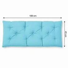 "Modern Bench Cushion – Sleek, Comfortable & Durable Cushion For Entryway Benches And Living Room Floors & Seats - Teal Blue - View 12