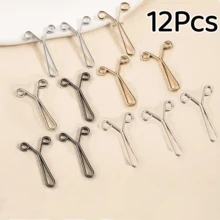 8/12Pcs Y-Shaped Scarf Clips Neck Clips Headscarf Veil Fixing Pins Accessories Scarf Buckles, Y-Shaped Waist Buckle, Waist Adjustment Buckle - Multicolor - View 25
