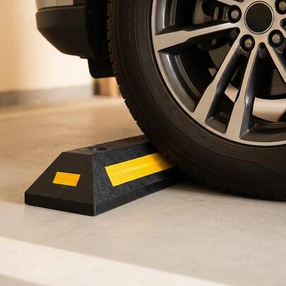 BLUE AYE It Is Suitable For Both Indoor And Outdoor Use, Step Wheel Stoppers, Small Cars And Motorcycles, With Wide Adaptability And A High Operating Range