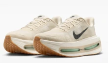 Nike Vomero Premium Comfortable Fit Durable Breathable Responsive Low-Top Running Shoes Men's Ivory White - Ivory White - View 1