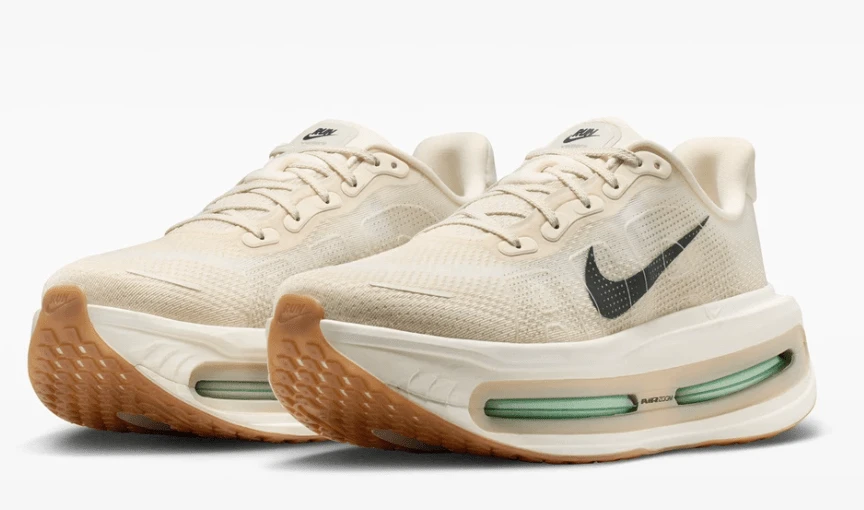 Nike Vomero Premium Comfortable Fit Durable Breathable Responsive Low-Top Running Shoes Men's Ivory White - Ivory White - View 1