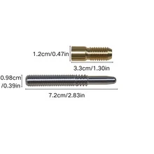 304不鏽鋼Quick-3接頭螺絲，撞球桿連接配件，球桿改裝替換零件 - 通用鎖扣 - 查看 5