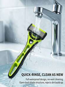 Men's 10-Blade Manual Razor Set, 1 Non-Slip Handle With 8 Replacement Blades, Smooth Shaving, Portable Interchangeable Blade Combination, Essential Grooming Tool For Men, Perfect Father's Day Birthday Gift, Suitable For Home And Travel, Skin-Friendly Anti-Scratch Lightweight Comfortable Grip, Multi-Layer Blades For Quick Clean Shave, Durable Replacement Blades, Cost-Effective Men's Shaving Tool - A - View 6
