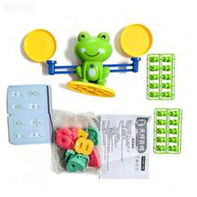Frog Balance Counting Toy, Early Childhood Development Design Math Learning Game, Fun STEM Math Abacus Game Gift For Kids 3+ - Multicolor - View 7
