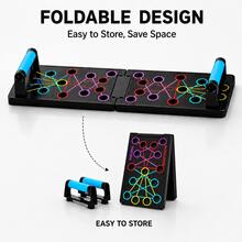 30-Hole Push-Up Board With Optional 2 Resistance Bands ,Skipping Rope ,Gripper, Multi-Functional Home And Gym Exercise Equipment, Push-Up Assistant, Chest Muscle Trainer, Strength Training Device - Black Push-up Board+Resistance Bands+Skipping Rope+Gripper - View 5