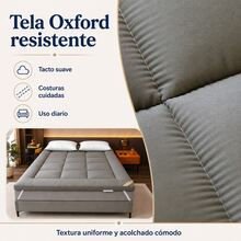 AMOROSA Mattress Toppers - Grey - View 8