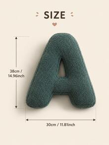 Personalized Letter Throw Pillow, Customized Name Pillow, Handmade Letter Cushion, Home Decor Gift, Housewarming Gift - Multicolor - View 9